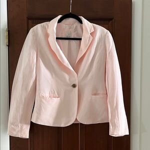 a new day Soft Pink Linen Women's Blazer